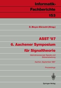 Produktbild: ASST &rsquo;87 6. Aachener Symposium f&uuml;r Signaltheorie