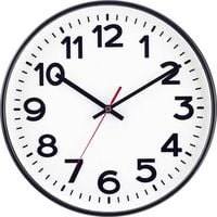 Produktbild: EUROTIME 53820-05 Funk Wanduhr 30cm Schwarz