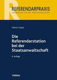 Produktbild: Die Referendarstation bei der Staatsanwaltschaft