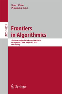 Produktbild: Frontiers in Algorithmics