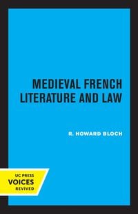 Produktbild: Medieval French Literature and Law