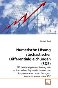Produktbild: Zahri, M: Numerische L&ouml;sung stochastischer Differentialgleic