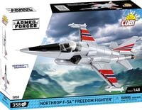 Produktbild: COBI Armed Forces 5858 - Northrop F-5A Freedom Fighter Kampfflugzeug, 1:48 Bausatz, 358 Klemmbausteine