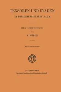 Produktbild: Tensoren und Dyaden im Dreidimensionalen Raum