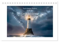Produktbild: Nach Hause finden, die Leuchtt&uuml;rme (Tischkalender 2026 DIN A5 quer), CALVENDO Monatskalender