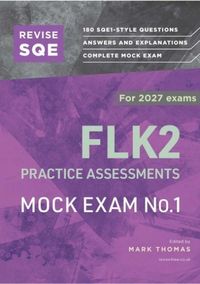 Produktbild: Revise SQE FLK2 Practice Assessments 2027: Mock Exam 1