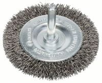Produktbild: Bosch Accessories Scheibenb&uuml;rste, gewellt, rostfrei, 70 mm, 0,3 mm, 10 mm, 4500 U/ min Schaft-&Oslash; 6 mm 2608622121 1 St.
