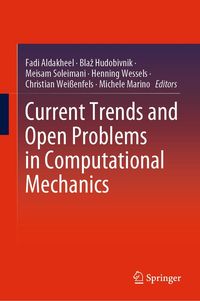 Produktbild: Current Trends and Open Problems in Computational Mechanics