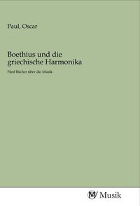 Produktbild: Boethius und die griechische Harmonika