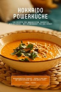 Produktbild: Hokkaido Powerk&uuml;che: 100 Rezepte f&uuml;r Immunsystem, Energie & Wohlbefinden - Mit Vitaminboost f&uuml;r den Herbst (Wissenschaftlich fundiert . Vegan & Low-Ca