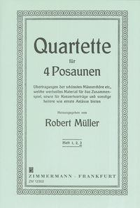 Produktbild: Ausgew&auml;hlte Quartette. Heft 3. 4 Posaunen