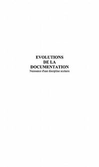 Produktbild: Evolutions de la documentation