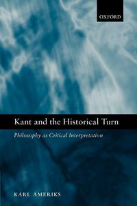 Produktbild: Kant and the Historical Turn