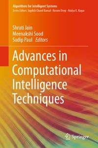 Produktbild: Advances in Computational Intelligence Techniques