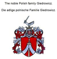 Produktbild: The noble Polish family Giedrowicz. Die adlige polnische Familie Giedrowicz.