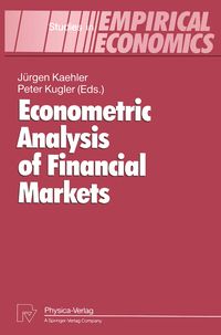 Produktbild: Econometric Analysis of Financial Markets