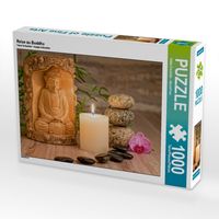 Produktbild: CALVENDO Puzzle Reise zu Buddha | 1000 Teile Lege-Gr&ouml;&szlig;e 64x48cm Foto-Puzzle f&uuml;r gl&uuml;ckliche Stunden