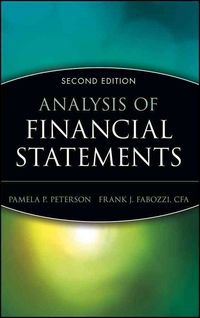 Produktbild: Analysis of Financial Statements