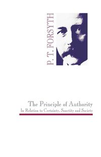 Produktbild: The Principle of Authority In Relation to Certainty, Sanctity and Society