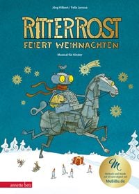 Produktbild: Ritter Rost feiert Weihnachten - Mit Goldfolie und weihnachtlicher &Uuml;berraschung im Buch