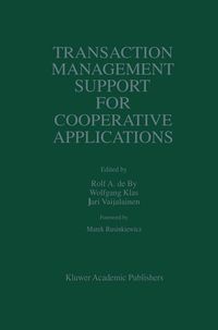Produktbild: Transaction Management Support for Cooperative Applications