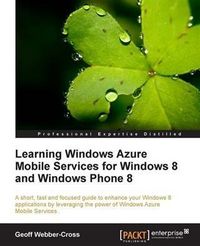 Produktbild: Learning Windows Azure Mobile Services for Windows 8 and Windows Phone 8