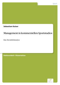 Produktbild: Management in kommerziellen Sportstudios