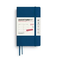 Produktbild: Wochenkalender Pocket (A6) 2027, Softcover, Indigo, Deutsch