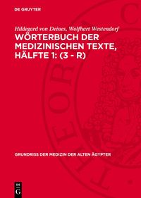 Produktbild: W&ouml;rterbuch der medizinischen Texte, H&auml;lfte 1: (3 - r)