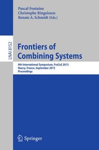 Produktbild: Frontiers of Combining Systems