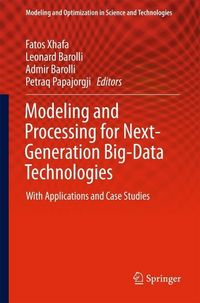 Produktbild: Modeling and Processing for Next-Generation Big-Data Technologies