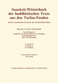 Produktbild: Sanskrit-W&ouml;rterbuch der buddhistischen Texte aus den Turfan-Funden. Lieferung 29