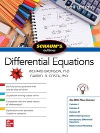 Produktbild: Schaum's Outline of Differential Equations