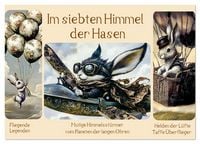 Produktbild: Im siebten Himmel der Hasen (Tischkalender 2026 DIN A5 quer), CALVENDO Monatskalender