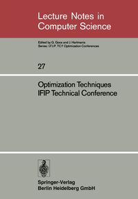 Produktbild: Optimization Techniques IFIP Technical Conference
