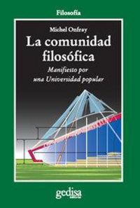 Produktbild: La comunidad filos&oacute;fica