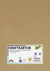 Produktbild: Folia Kraftkarton 230g/m&sup2; DIN A4, 50 Blatt