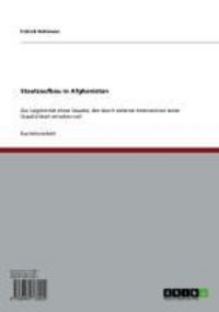 Produktbild: Staatsaufbau in Afghanistan