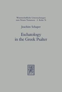 Produktbild: Eschatology in the Greek Psalter