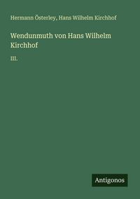 Produktbild: Wendunmuth von Hans Wilhelm Kirchhof