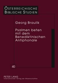 Produktbild: Psalmen beten mit dem Benediktinischen Antiphonale