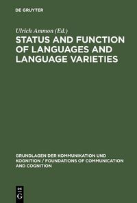 Produktbild: Status and Function of Languages and Language Varieties