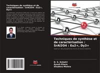 Produktbild: Techniques de synth&egrave;se et de caract&eacute;risation : SrAl2O4 : Eu2+, Dy3+