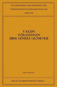 Produktbild: Vorlesungen &uuml;ber H&ouml;here Geometrie