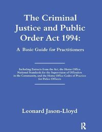 Produktbild: Jason-Lloyd, L: The Criminal Justice and Public Order Act 19