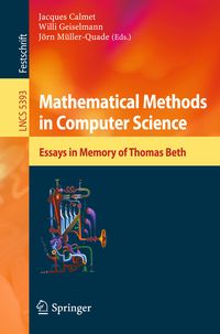 Produktbild: Mathematical Methods in Computer Science