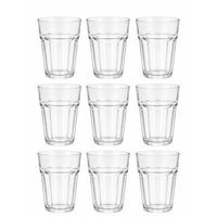 Produktbild: neuetischkultur 9 Trinkgl&auml;ser 350 ml Wassergl&auml;ser Glas sp&uuml;lmaschinengeeignet