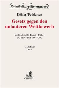 Produktbild: Gesetz gegen den unlauteren Wettbewerb. UWG