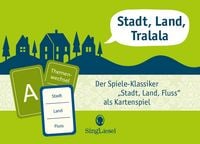 Produktbild: Stadt, Land, Tralala | "Stadt, Land, Fluss" als Kartenspiel