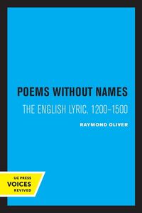 Produktbild: Poems Without Names